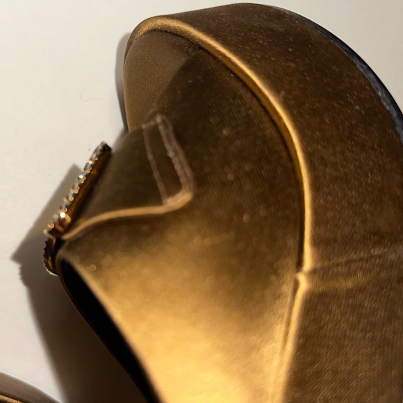 Versace Biggie Metallic Leather Mules Size 36 VGUC - Picture 8 of 10